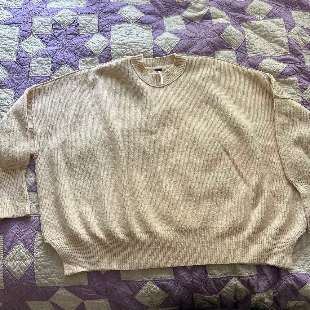 Free People Easy Street Tunic in Cream - size small